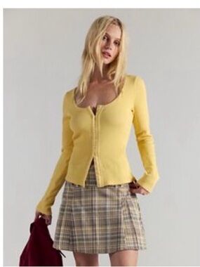 We The Free Maura Long Sleeve Top in Golden Haze.